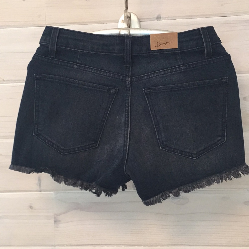 Rachel Roy high rise denim shorts. - Picture 2 of 6